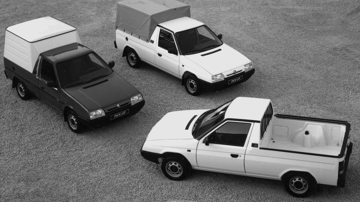 Škoda Pick-up před 30 lety nasytila hlad po malých užitkových autech